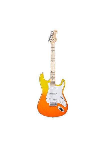 SX SEM1BF, electric guitar, burning fire finish