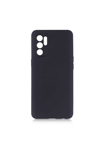 System Com حافظة Reno 6 4G من السيليكون SYS Premier - أسود