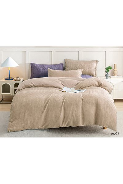 Casa New Concept Summer Bed Linen, 4 Pieces, Fitted Sheet, Microfiber Material