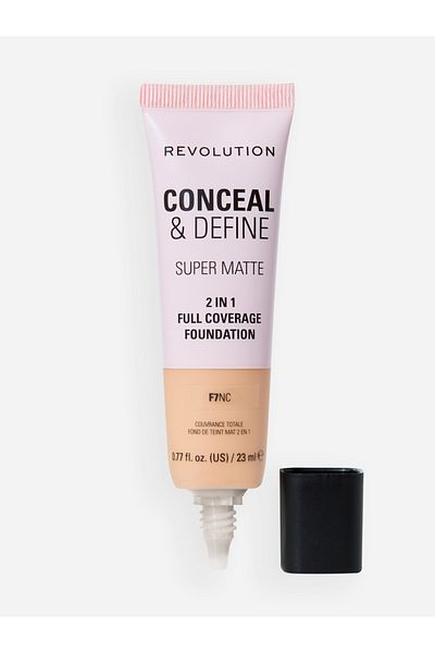 Revolution Conceal and Define Full Coverage Foundation F7NC - 23ml