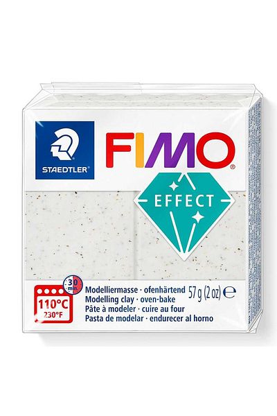 Bafimo FIMO Effect Modeling Clay 57g Spectrum White (hologram) Botanical