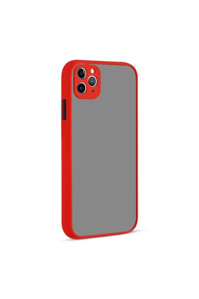 System Com حافظة SYS Hux متوافقة مع هاتف iPhone 11 Pro Max - أحمر