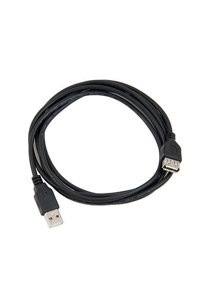 OEM USB extension cable, 2.0, 2m, black
