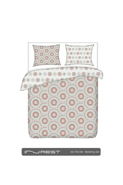 INREST Mink Duvet Cover Set (Without Filling) Cotton 100% King Size 230x250 cm - 3 Pieces