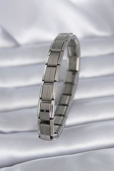 Skygo 316L Steel Silver Color Nominaition Model Women's Bracelet - TJ-BB5541