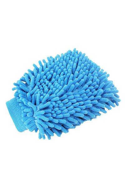 OEM Manusa din microfibra pentru spalat auto si diverse, sters si lustruit, 2 fete, albastru