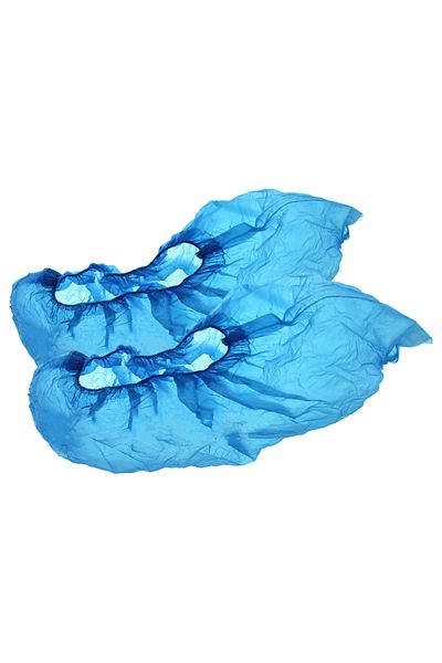 OEM Set 100 bucati botosi protectori de unica folosinta pentru incaltaminte, albastru