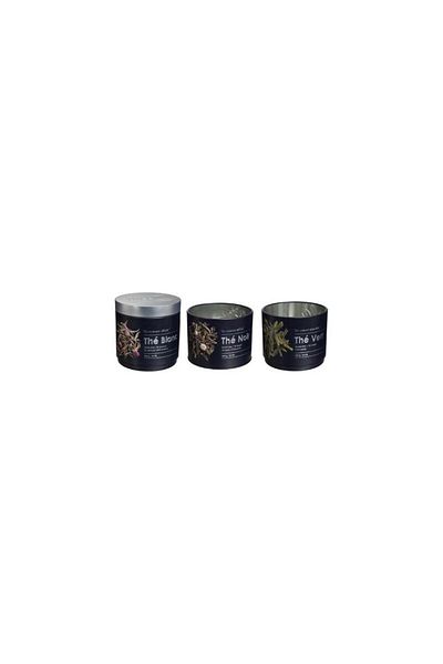 5FIVE Noire tea storage container, metal 10.8 x 26.3 cm