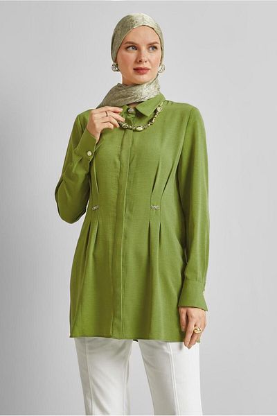 Alvina Linen Look Tunic 45426