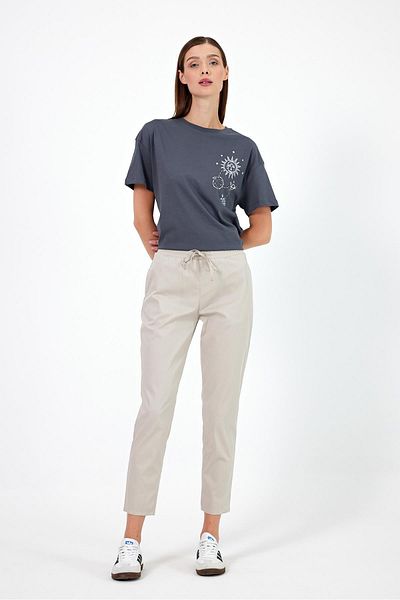 VENA Γυναικείο παντελόνι Gabardine Alian Stone Elastic Waist