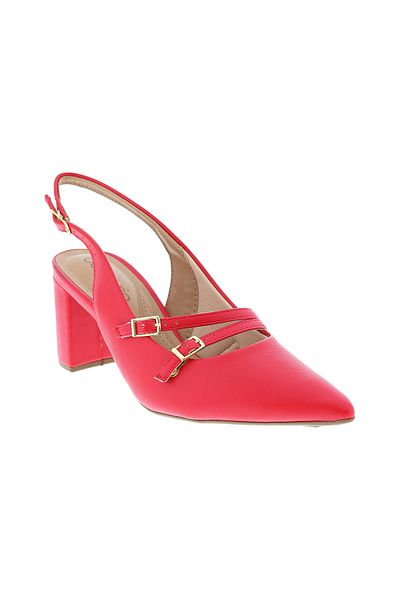 Beira Rio Ladies High Heel Shoes Red | Made In Brazil