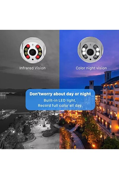 FOXMAG24 Cameră supraveghere PTZ IP, audio, 4X zoom, WiFi, 1080P, AI detectare, interior/exterior