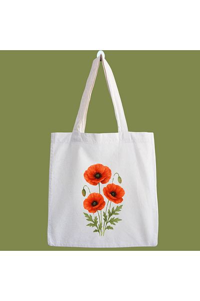 designedfy Flower 13 Waterproof Printed Cloth Bag