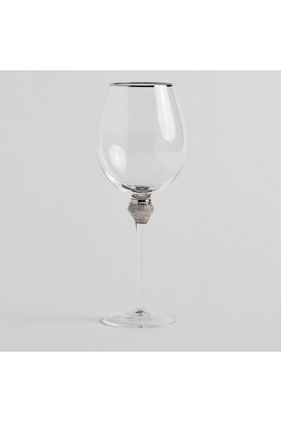 HomeVibes Pahar vin RAUT silver 500 ml