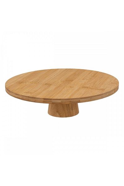 Secret de Gourmet SG Elio Cake Serving Platter, Bamboo, 28 x 8 cm