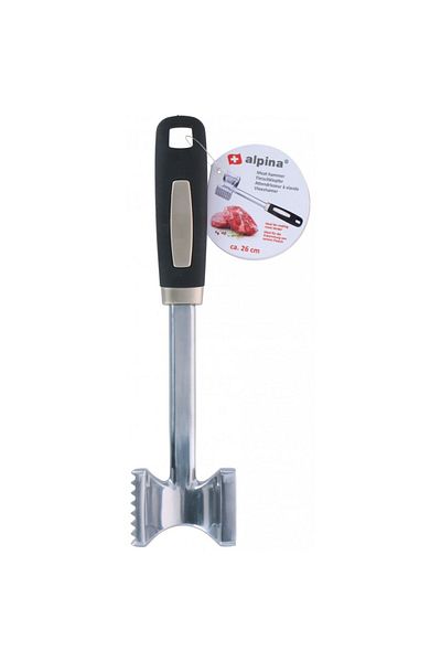 Alpina Meat Mallet, Aluminum, 26 X 6.2 X 4.7 Cm