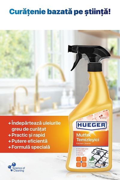 Hueger Vegan Kitchen Detergent, Foam & Spray, 750 ml