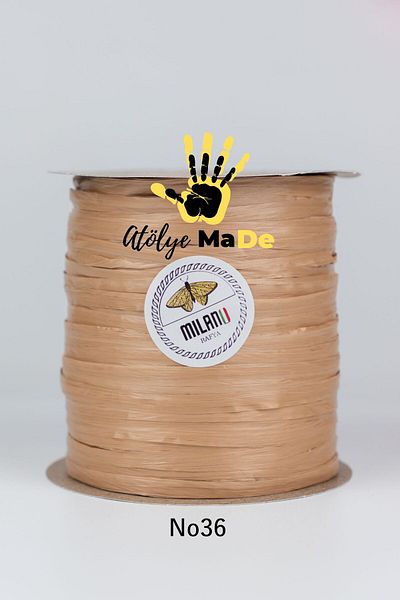Atölye MaDe Milano Raffia 100gr Μονό Κόμπο Κωδικός Χρώματος No36