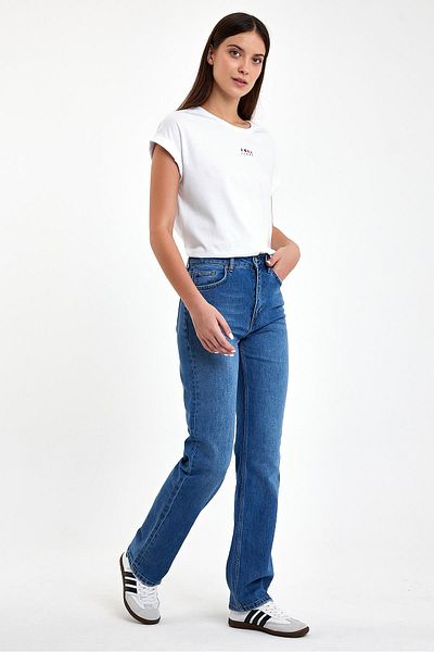 VENA Pantaloni de damă Marrakesh Jeans - Albastru închis, Crop drept