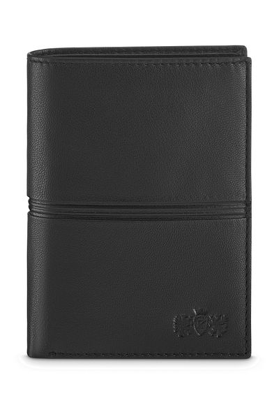 zagatto Men’s Wallet, Black, Genuine Leather, Fabriano, With Card Slots, 9.3x12.7x3 Cm, Zg-n4-f15