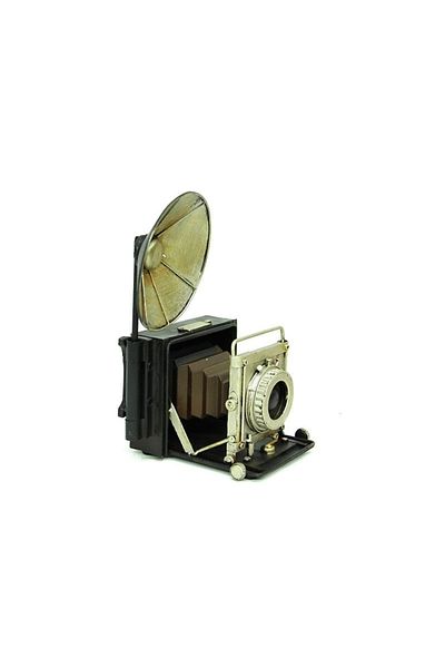 ECOME Vintage Trinket Camera - Decorative Metal Gift