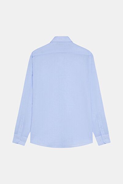 W Collection MAVİ UZUN KOLLU GÖMLEK