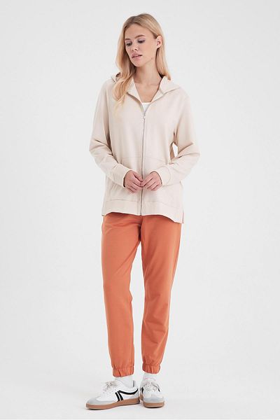 VENA Γυναικείο ελαστικό πόδι Caramel Slim Straight Sweatpants