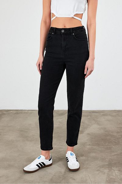VENA Pantaloni Jessica Black Mom Jean de damă