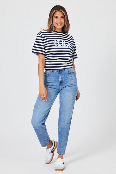 VENA Dámské Boyfriend Jeans Petra Sky Blue