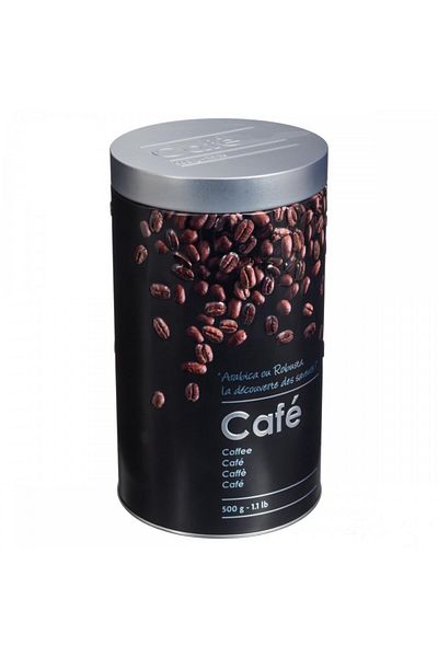 5FIVE Relief coffee container, metal, 11 x 19 cm