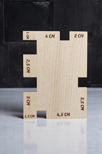 AHWALL Riglă pentru partea de cusătură cu 9 mărimi