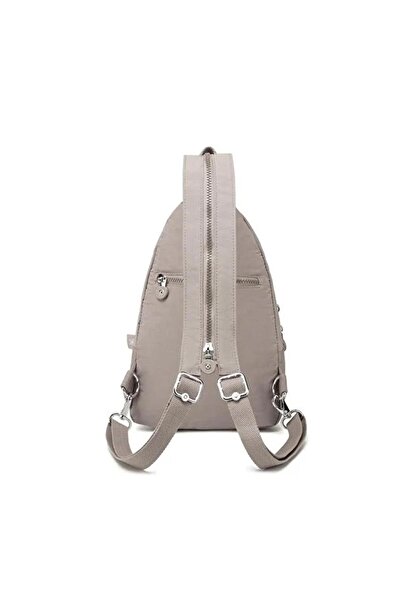 SMART BAGS Krinkıl Kumaş Kadın Sırt Ve Göğüs Çantası BC 1237 - Vizon