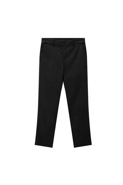 Giordano Women's High-Waist Cotton Blend Twill Tapered Pants