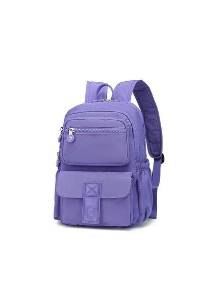SMART BAGS Crinkle Fabric Waterproof Women's Backpack Bc 3168 - Purple