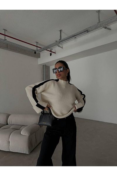 NZL TEKSTİL Dgn's''Italy Collection'' Women's Intersy&Selani̇k Knitted Knitwear Sweater
