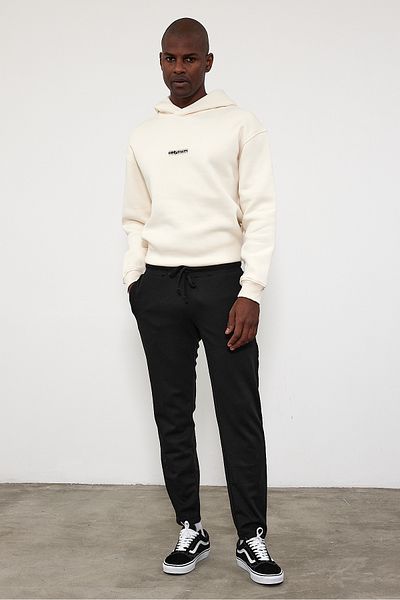 VENA Jack Slim Fit βαμβακερό παντελόνι - ΜΑΥΡΟ - 200067-028