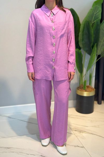 Missemramiss Comfortable Style Suit 4841 Lilac