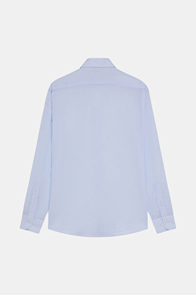 W Collection MAVİ UZUN KOLLU GÖMLEK