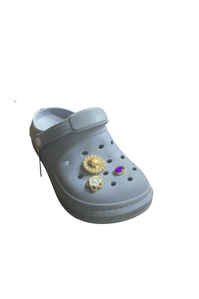 Akınal Bella Konay Ultrasoft Crocks Stone Slippers