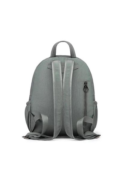 SMART BAGS Crinkle Metallic Fabric Large Size Backpack Bc 3125 - Metallic Dark Green