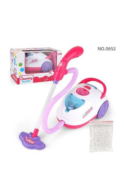 BabyCara Kids Cleaning Set Plastic Interactive Detachable Vacuum Cleaner Toy Pretend Play Household Cleaning