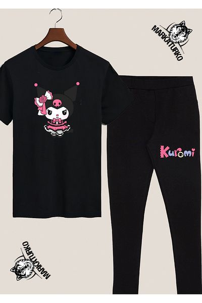 MarkaTurko Asi&Cute Special Design Children's T-Shirt Leggings Combination 58411-67