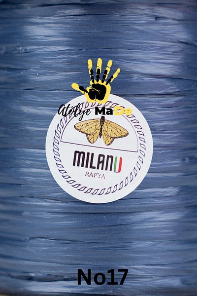 Atölye MaDe Milano Raffia 100gr Μονό Μπομπίνα Κωδικός Χρώματος Νο17