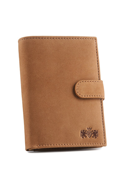 zagatto Cognac Men's Wallet, Genuine Leather, 12.5x9.5x2 cm, ZG-N4L-F10
