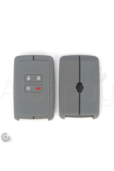 Alazpay Renault Clio 5 Megane E-tech Austral Koleos Kadjar Captur Zoe Husă din silicon pentru chei Gri Negru