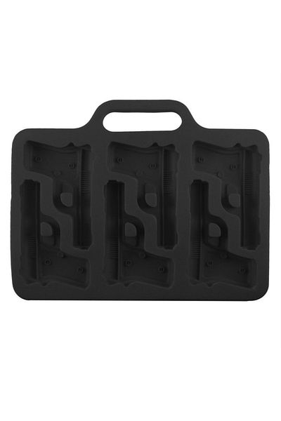zola Silicone ice mould,6 cubes, 18 x 14 x 1.5 cm, black