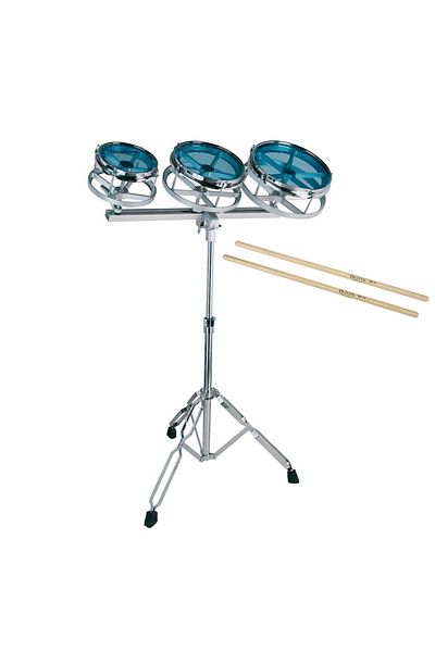 Hayman Rtt6810 Roto Tom, 6" 8" 10", Double Reinforced Stand, Sticks