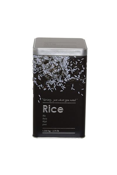 5FIVE Orez Noire storage container, metal, 10.8 x 10.8 x 18.4 cm