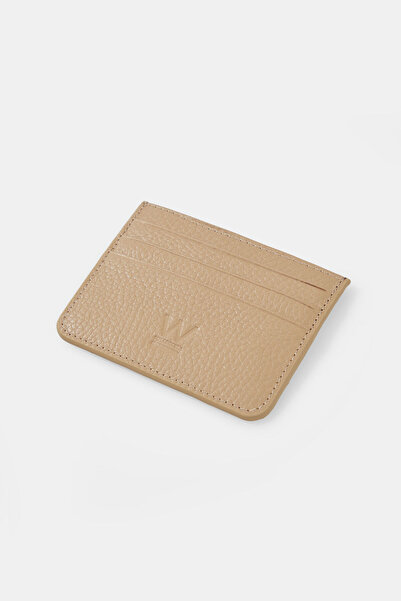 W Collection BEIGE CARD HOLDER