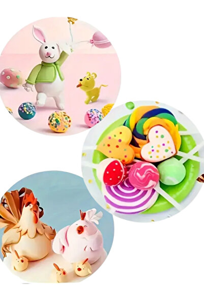 Lino MODEL KİLİ OYUN HAMURU PROJE HAMURU DOĞAL İÇERİK YUMUŞAK DOKULU KIRMIZI (HAVA İLE KURUYAN)